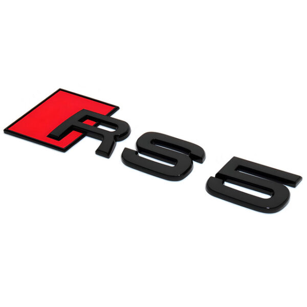 original.jpeg 1 pcs Black Audi RS5 Metal Emblem Sticker