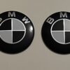 original.jpeg 4 pcs (Set) 56mm - 2.20inch Black & White BMW Wheel Center Hub Caps Stickers
