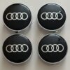 original.jpeg 4 pcs (Set) 68mm - 2.68inch Black Audi Wheel Center Hub Caps without Outer ring