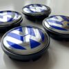 original.jpeg 4 pcs (Set) 70mm - 2.75inch Blue Volkswagen Wheel Center Hub Caps for Touareg