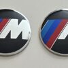 original.jpeg 4 pcs (Set) 56mm - 2.20inch Black BMW M Wheel Center Hub Caps Stickers
