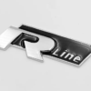 original.png 1 pcs Black Volkswagen R Line Metal Emblem Sticker