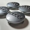 original.jpeg 4 pcs (Set) 60mm - 2.36inch Glossy Gray Audi Wheel Center Hub Caps (4B0601170)