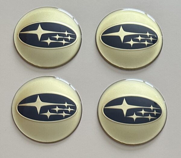 original.jpeg 4 pcs (Set) 65mm - 2.56inch Silver Subaru Wheel Center Hub Caps Stickers