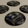 4 pcs (Set) 65mm - 2.56inch AMG Affalterbach Wheel Center Hub Caps Stickers