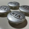4 pcs (Set) 58mm - 2.28inch Silver KIA Wheel Center Hub Caps
