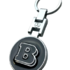 original.png 1 pcs High Quality Black Brabus Metal Keychain
