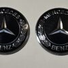 original.jpeg 4 pcs (Set) 56mm - 2.20inch Black Mercedes Benz Wheel Center Hub Caps Stickers - Classic Look