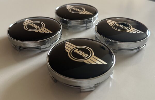 original.jpeg 4 pcs (Set) 60mm - 2.36inch Black Mini Cooper Wheel Center Hub Caps 2