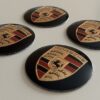 original.jpeg 4 pcs (Set) 56mm - 2.20inch Black Porsche Wheel Center Hub Caps Stickers