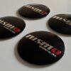 original.jpeg 4 pcs (Set) 56mm - 2.20inch Black Nismo Sportsline Wheel Center Hub Caps Stickers