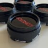 original.jpeg 4 pcs (Set) 65mm - 2.56inch Black & Red RAYS Wheel Center Hub Caps