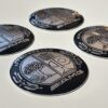 original.jpeg 4 pcs (Set) 56mm - 2.20inch Silver & Black AMG Affalterbach Wheel Center Hub Caps Stickers