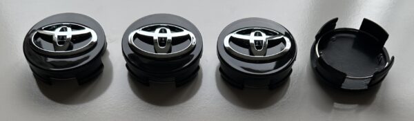 original.jpeg 4 pcs (Set) 62mm - 2.44inch Black Toyota Wheel Center Hub Caps