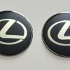 original.jpeg 4 pcs (Set) 65mm - 2.56inch Black Lexus Wheel Center Hub Caps Stickers