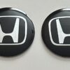 original.jpeg 4 pcs (Set) 65mm - 2.56inch Black Honda Wheel Center Hub Caps Stickers