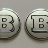 original.jpeg 4 pcs (Set) 56mm - 2.20inch Silver BRABUS Wheel Center Hub Caps Stickers