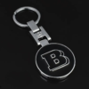 original.png 1 pcs High Quality Black Brabus Metal Keychain
