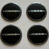 original.jpeg 4 pcs (Set) 56mm - 2.20inch Black Vossen Wheel Center Hub Caps Stickers