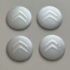 original.jpeg 4 pcs (Set) 56mm - 2.20inch Silver Citroen Wheel Center Hub Caps Stickers