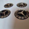 original.jpeg 4 pcs (Set) 56mm - 2.20inch Black Mercedes Benz Wheel Center Hub Caps Stickers