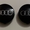 original.jpeg 4 pcs (Set) 60mm - 2.36inch Black Audi Wheel Center Hub Caps (4B0601170)