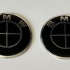 original.jpeg 4 pcs (Set) 56mm - 2.20inch Full Black BMW Wheel Center Hub Caps Stickers