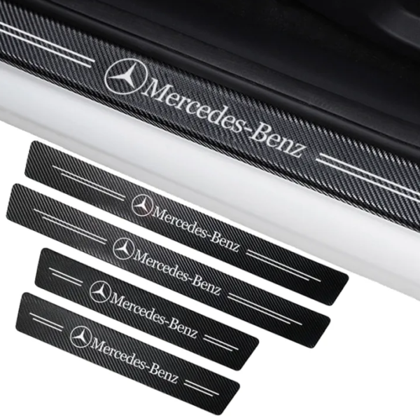 original.png 4 pcs Carbon Fiber Car Door Sill Scuff Protector Set for Mercedes Benz - Anti-Scratch Strip