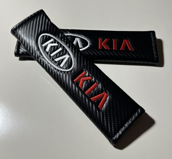 2 pcs KIA Car Styling Safety Belt Cover Protection Shoulder Pad Cushion Harness Pad (1)