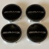 4 pcs (Set) 68mm - 2.68inch Black AMG Wheel Center Hub Caps