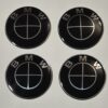 original.jpeg 4 pcs (Set) 65mm - 2.56inch Full Black BMW Wheel Center Hub Caps Stickers