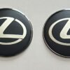 original.jpeg 4 pcs (Set) 65mm - 2.56inch Black Lexus Wheel Center Hub Caps Stickers