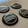 original.png 4 pcs (Set) 56mm - 2.20inch Black Volvo Wheel Center Hub Caps Stickers