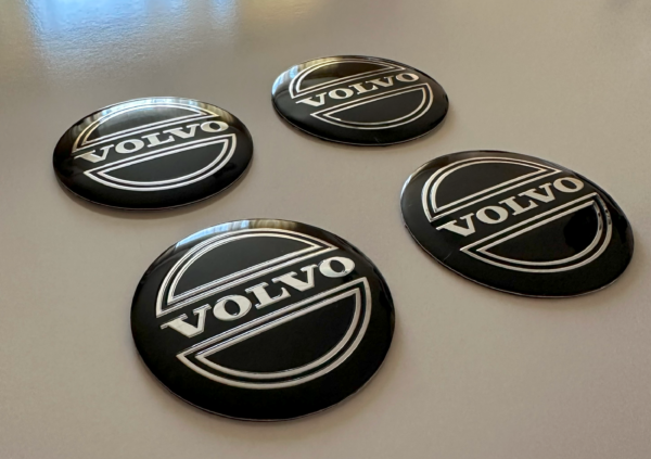 original.png 4 pcs (Set) 56mm - 2.20inch Black Volvo Wheel Center Hub Caps Stickers