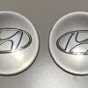 original.jpeg 4 pcs (Set) 65mm - 2.56inch Silver Hyundai Wheel Center Hub Caps Stickers