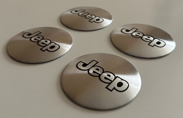 original.jpeg 4 pcs (Set) 56mm - 2.20inch Silver Jeep Wheel Center Hub Caps Stickers