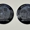 original.jpeg 4 pcs (Set) 56mm - 2.20inch Silver & Black AMG Affalterbach Wheel Center Hub Caps Stickers