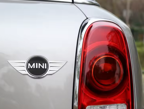 1 pcs Silver 3D Mini Cooper Metal Emblem Sticker for Hood & Trunk