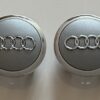 original.jpeg 4 pcs (Set) 69mm - 2.72inch Glossy Gray Audi Wheel Center Hub Caps