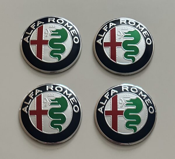 original.jpeg 4 pcs (Set) 56mm - 2.20inch Alfa Romeo Wheel Center Hub Caps Stickers