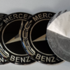 original.png 4 pcs (Set) 65mm - 2.56inch Black Mercedes Benz Wheel Center Hub Caps Stickers