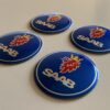 original.jpeg 4 pcs (Set) 56mm - 2.20inch Blue SAAB Wheel Center Hub Caps Stickers