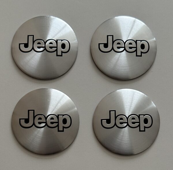 original.jpeg 4 pcs (Set) 56mm - 2.20inch Silver Jeep Wheel Center Hub Caps Stickers