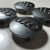 original.jpeg 4 pcs (Set) 68mm - 2.68inch Glossy Gray Audi Wheel Center Hub Caps (8D0601170)