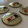 original.jpeg 4 pcs (Set) 65mm - 2.56inch Silver F1 Racing Wheel Center Hub Caps Stickers
