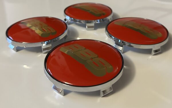 original.jpeg 4 pcs (Set) 68mm - 2.68inch Red & Gold BBS Wheel Center Hub Caps