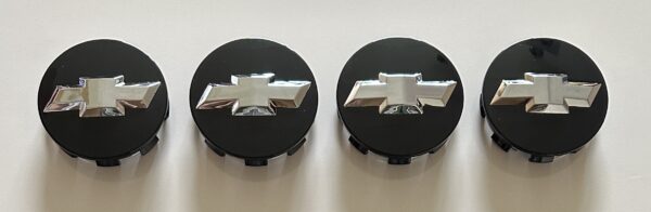 original.jpeg 4 pcs (Set) 83mm - 3.26inch Black Chevrolet Wheel Center Hub Caps
