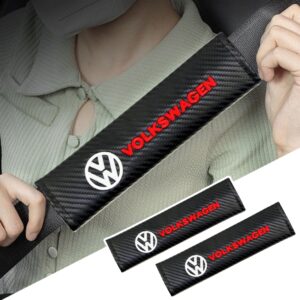 original.jpeg 2 pcs Black & Red Volkswagen Car Styling Safety Belt Cover Protection Shoulder Pad Cushion Harness Pad