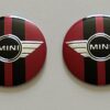 original.jpeg 4 pcs (Set) 50mm - 1.97inch Black & Red Mini Cooper Wheel Center Hub Caps Stickers (1)