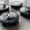 original.jpeg 4 pcs (Set) 60mm - 2.36inch Black Mercedes Benz Wheel Center Hub Caps